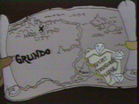 The map to the Treasure of Grundo